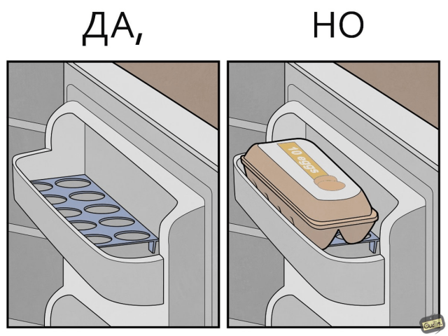 "Да, но...": новые забавные комиксы о двойных стандартах жизни от художника Антона Гудима