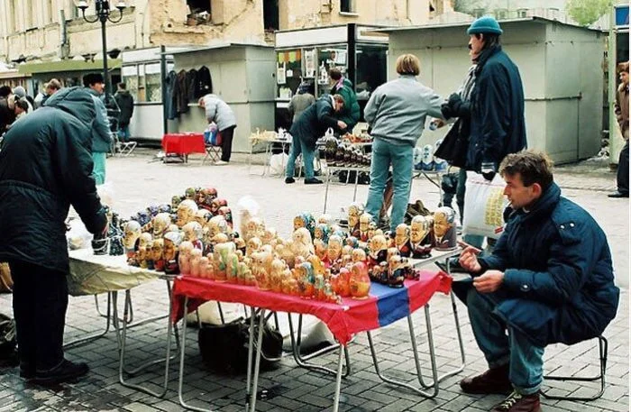 Прогулка по Москве 1992 года