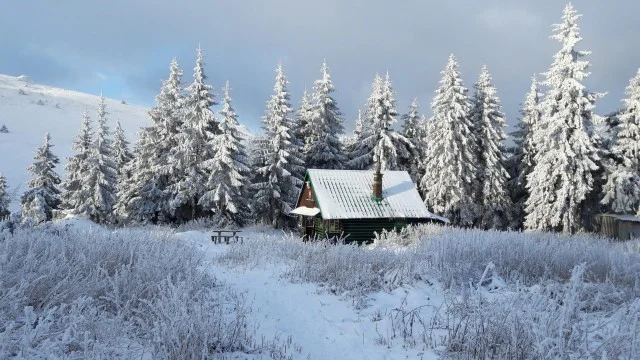 Алтайские деревни зимой