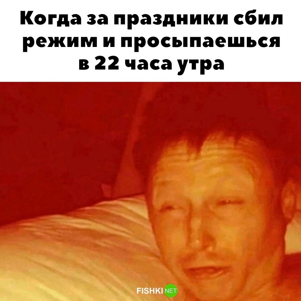 
        Когда за праздники сбил режим    