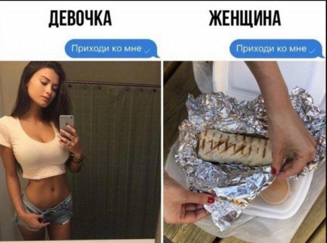 Приколы и мемы про девушек