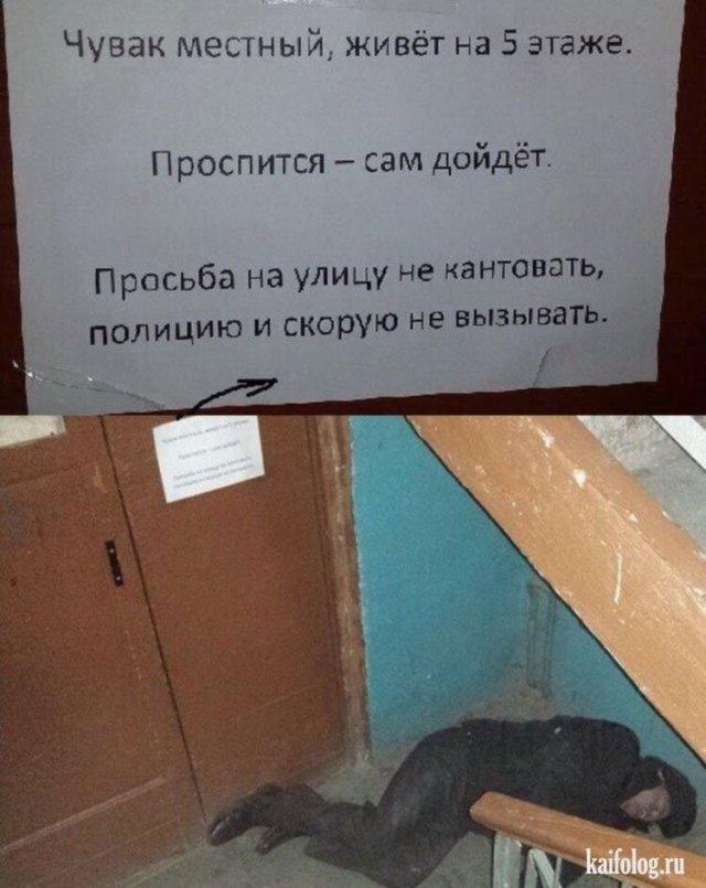 Странные и смешные объявления в подъездах