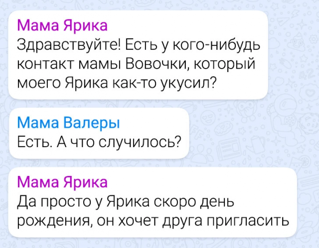 Подборка забавных переписок из школьных чатов