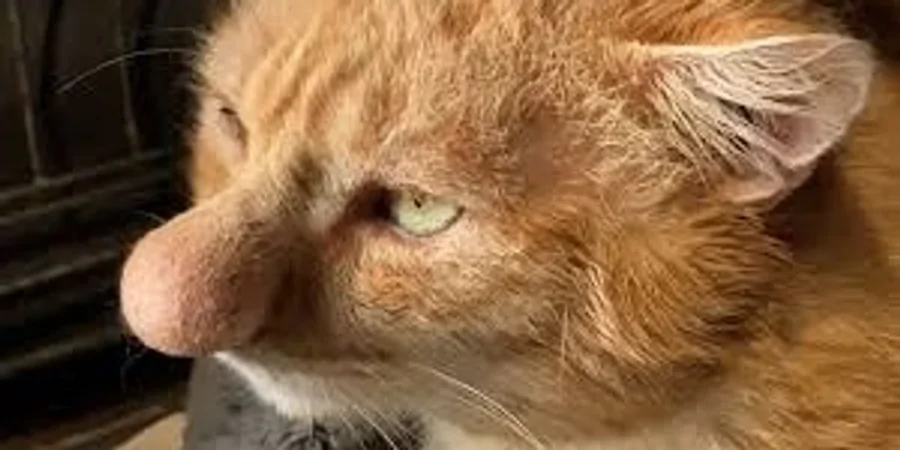 
        Кот с самым большим носом    