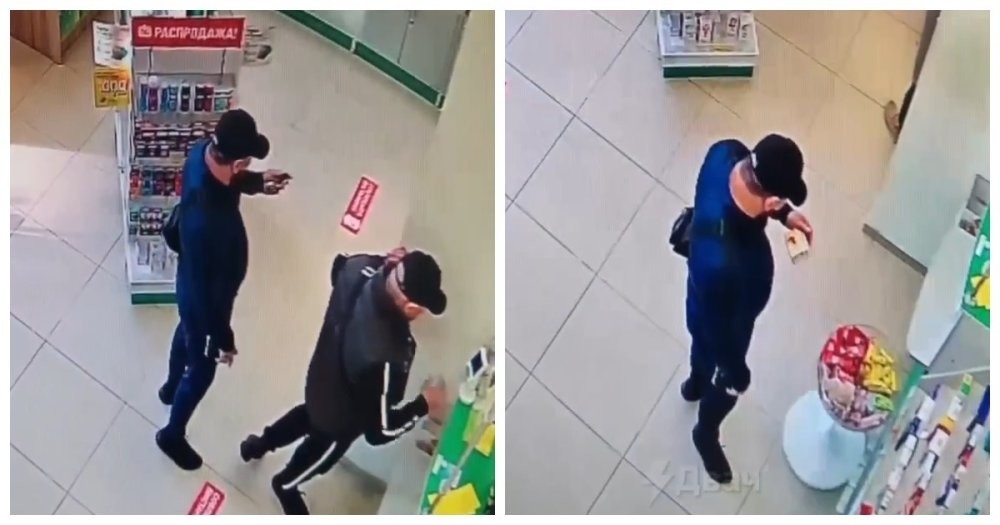 
        Двое мужчин в кепках украли интимную смазку    