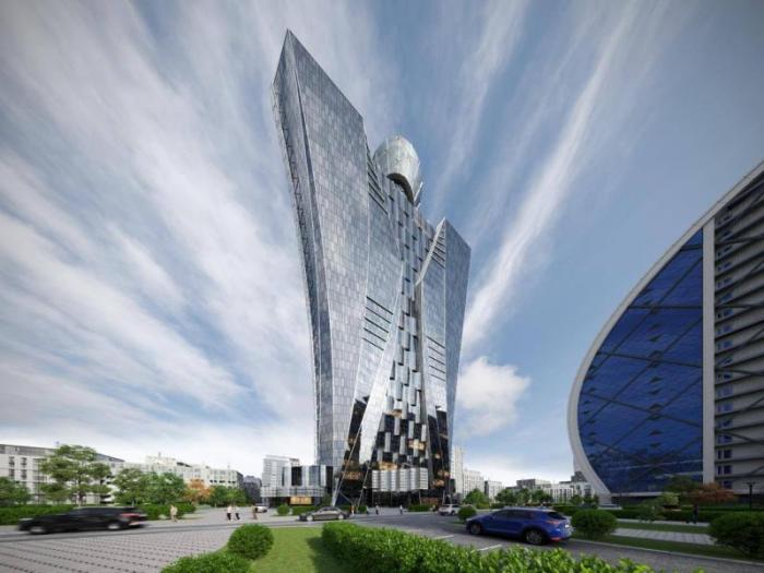 В Грозном презентовали новый небоскреб «Джигит»