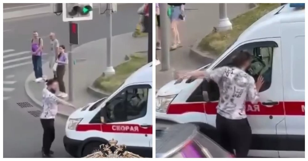 
        В центре Москвы нетрезвый мужчина напал на работников скорой помощи и повредил их машину    