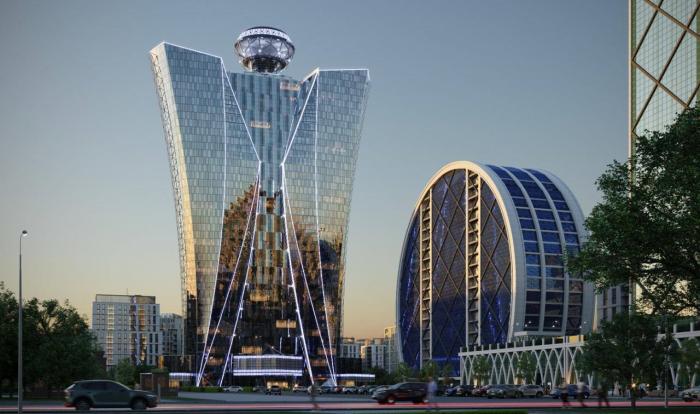 В Грозном презентовали новый небоскреб «Джигит»
