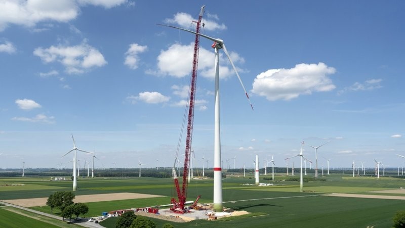 
        Сборка ветряной турбины    