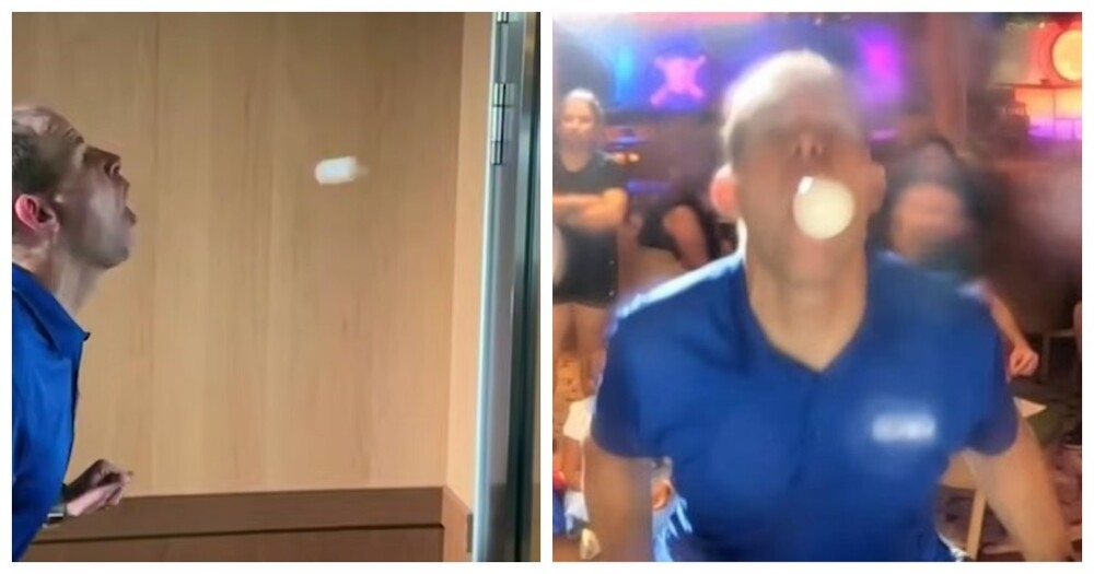 Американец установил рекорд, выплюнув и поймав обратно мяч для пинг-понга
Американец установил рекорд, выплюнув и поймав обратно мяч для пинг-понга