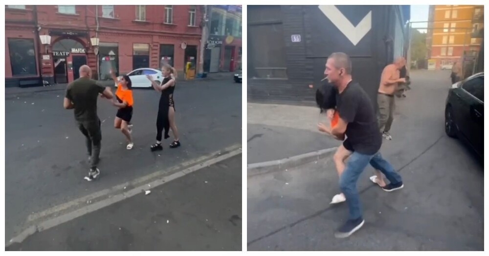 
        Две девушки померились силой с мужчиной в Краснодаре    