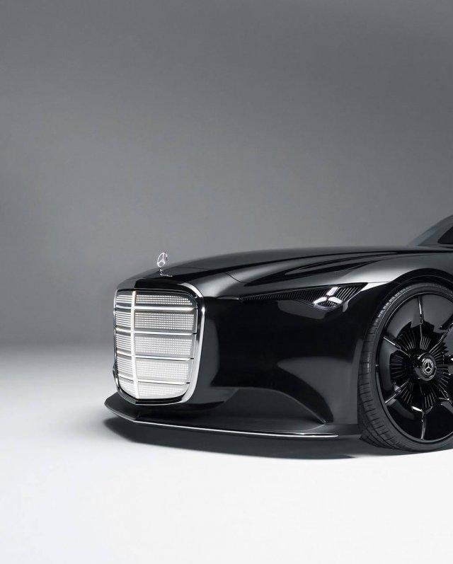 Новый концепт Vision Iconic от Mercedes - его сравнивают с автомобилем Бэтмена