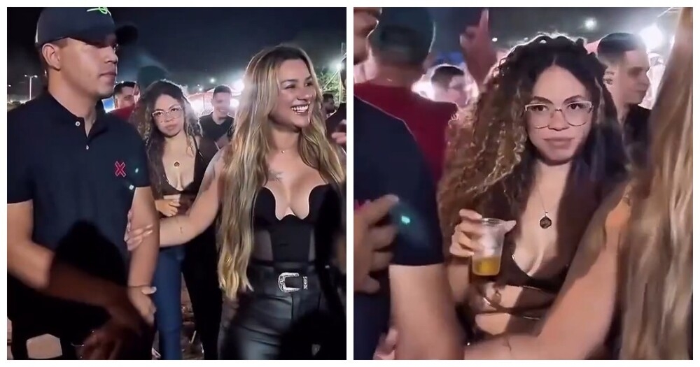 В объятиях своей девушки он не может оторвать взгляд от другой
В объятиях своей девушки он не может оторвать взгляд от другой