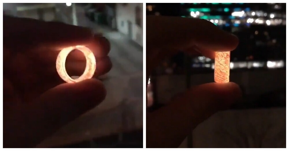 Кольцо из эпоксидной смолы с эффектом фосфоресценции
Кольцо из эпоксидной смолы с эффектом фосфоресценции