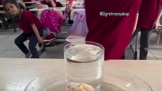 
        Дети пытаются достать мандарин из&nbsp;стакана с&nbsp;водой    