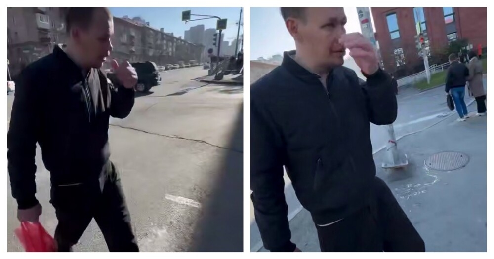 
        Мужчина с&nbsp;"фонарём" отшил приставучую девушку    