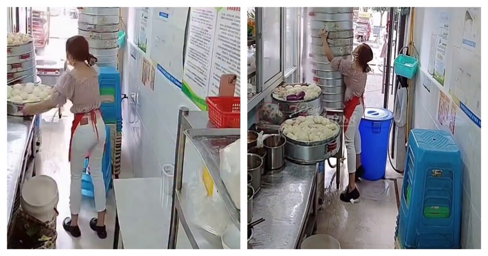 
        Владелица закусочной поднимает по&nbsp;24&nbsp;яруса паровых булочек за&nbsp;раз    