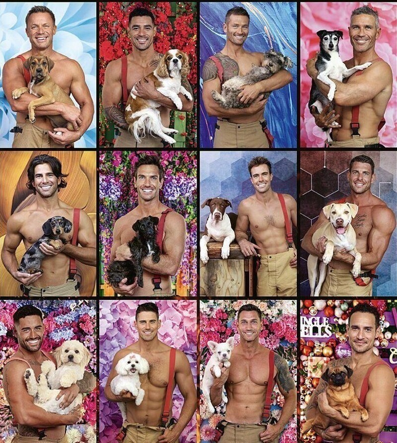 
        Австралийские пожарные сняли рубашки ради благотворительности    