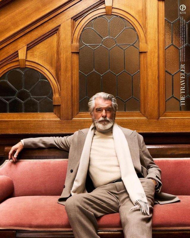 72-летний Пирс Броснан для Армани