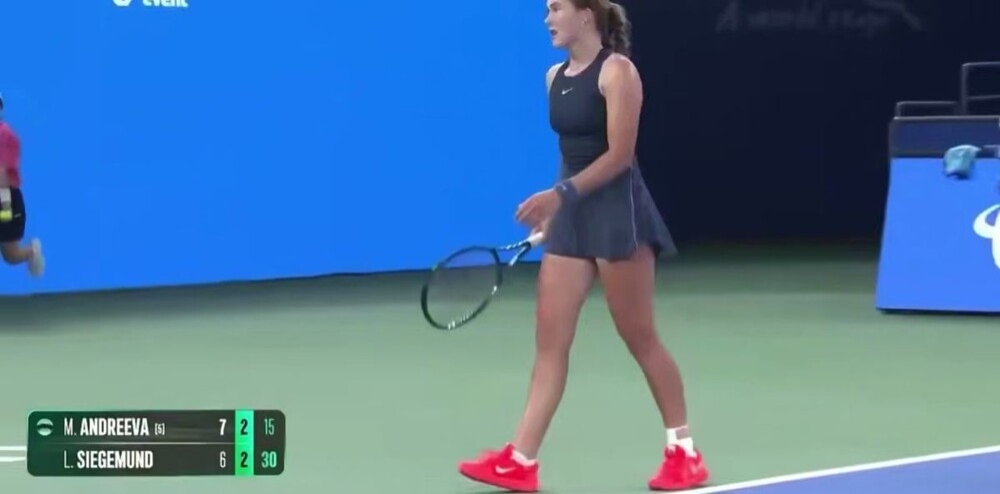 
        Российская теннисистка громко выругалась во&nbsp;время матча в&nbsp;Китае    