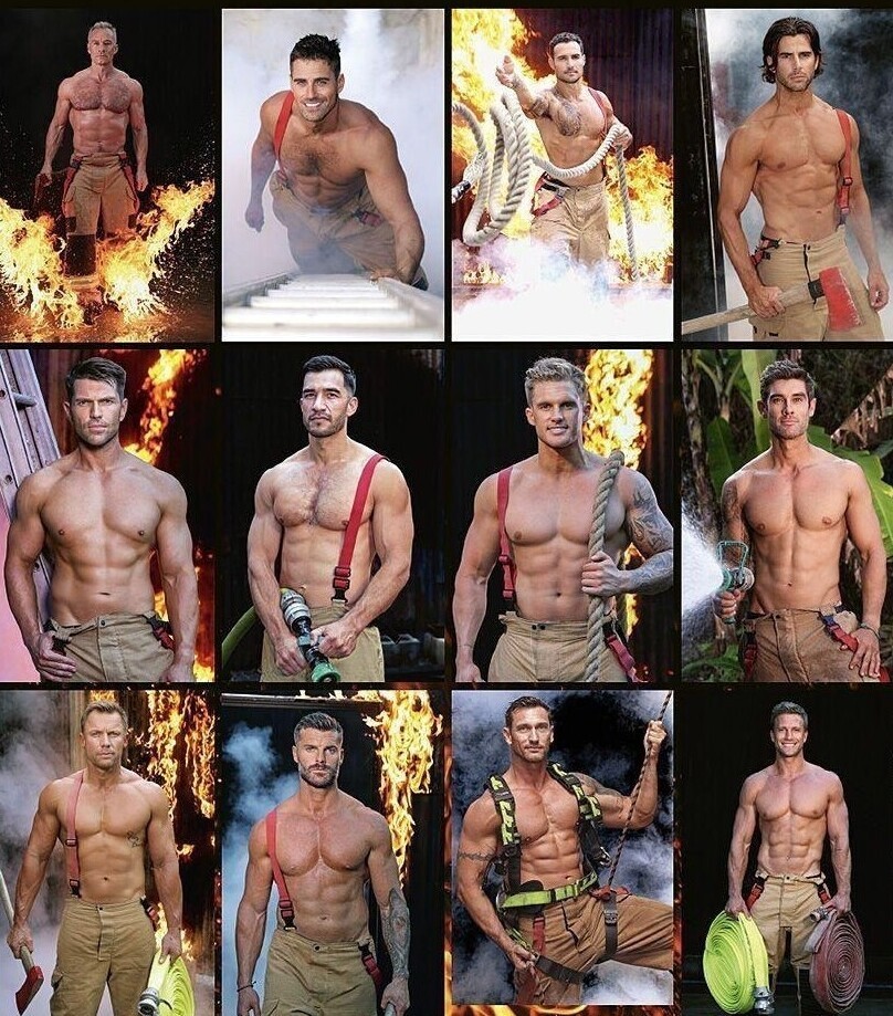 
        Австралийские пожарные сняли рубашки ради благотворительности    