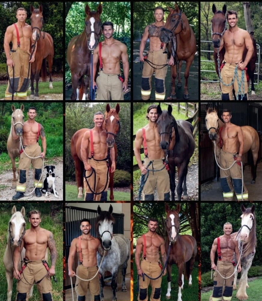 
        Австралийские пожарные сняли рубашки ради благотворительности    