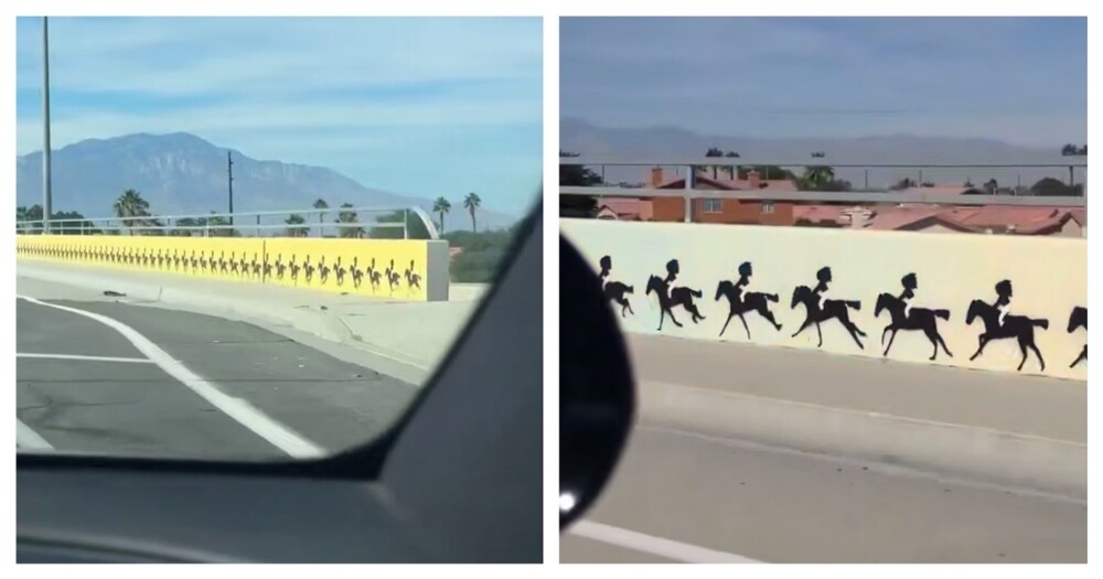 
        Необычный рисунок в&nbsp;Палм-Дезерт    