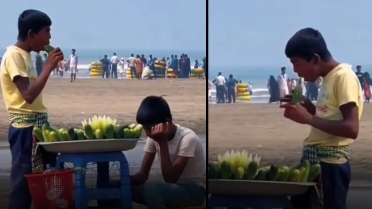 
        Торговец &laquo;освежал&raquo; огурцы странным способом    