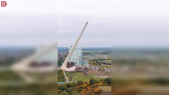 
        В&nbsp;Германии снесли 282-метровую трубу    