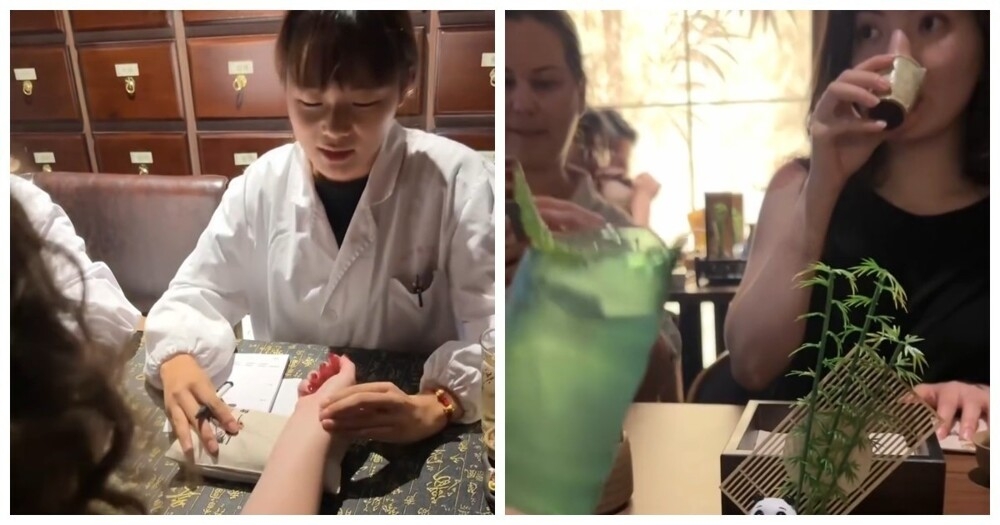 
        В&nbsp;Шанхае открылся бар, где&nbsp;врачи подбирают коктейли по&nbsp;пульсу и&nbsp;состоянию языка    