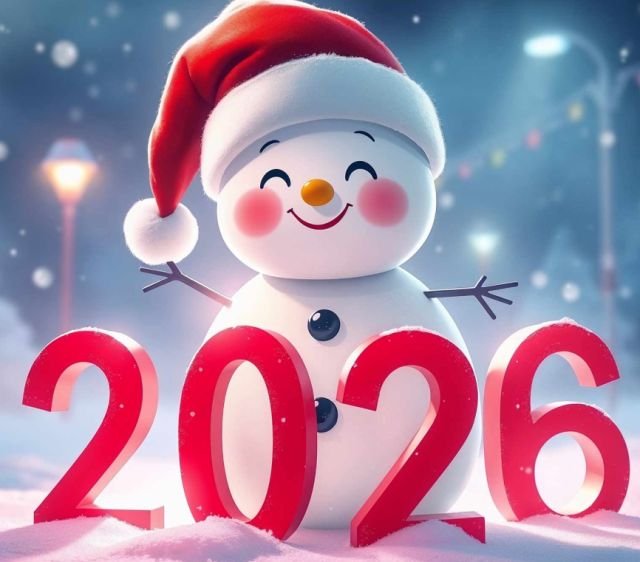 Красивые открытки и поздравления на Новый год 2026 (25 фото)