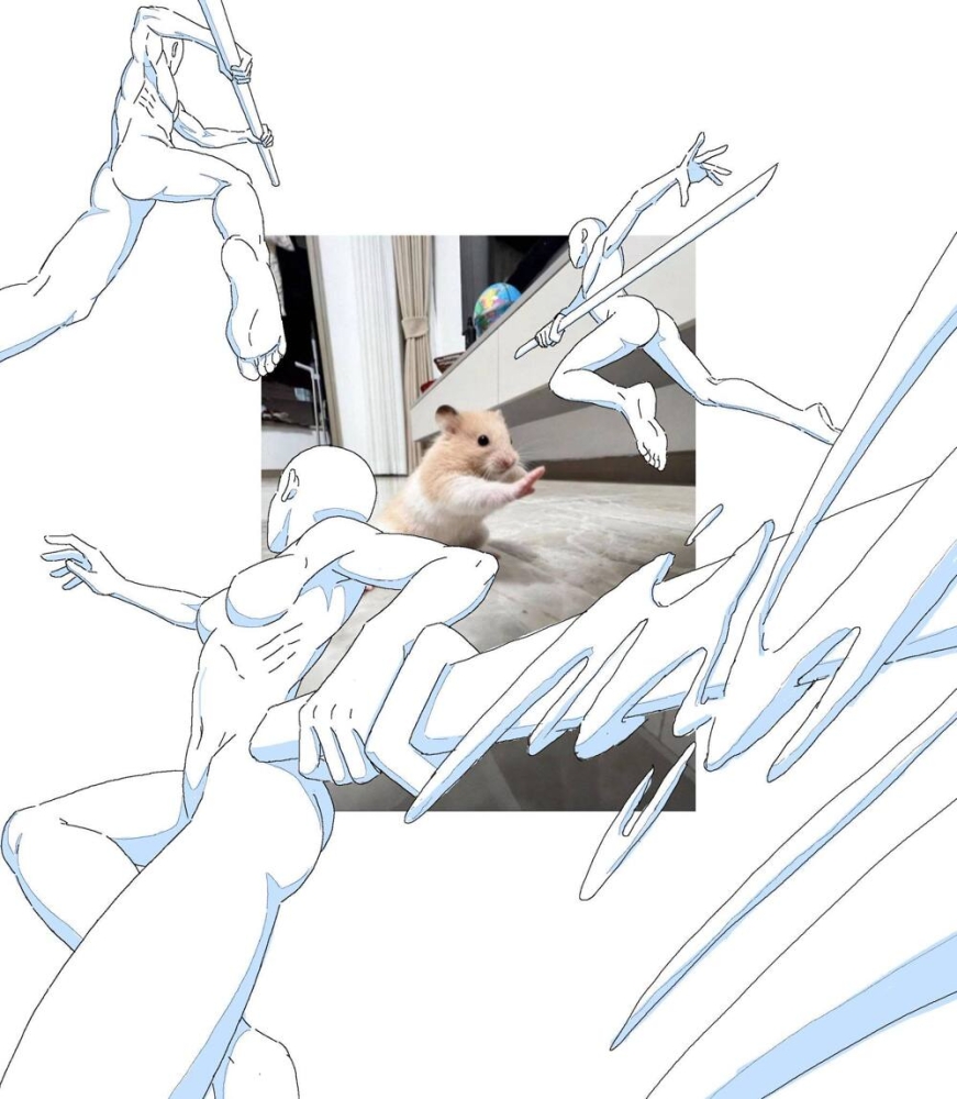 
        Кунг-фу хомяк прославился в&nbsp;сети    