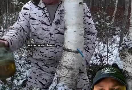 
        Мужчина оставил банку для&nbsp;берёзового сока и&nbsp;был&nbsp;удивлён результатом    