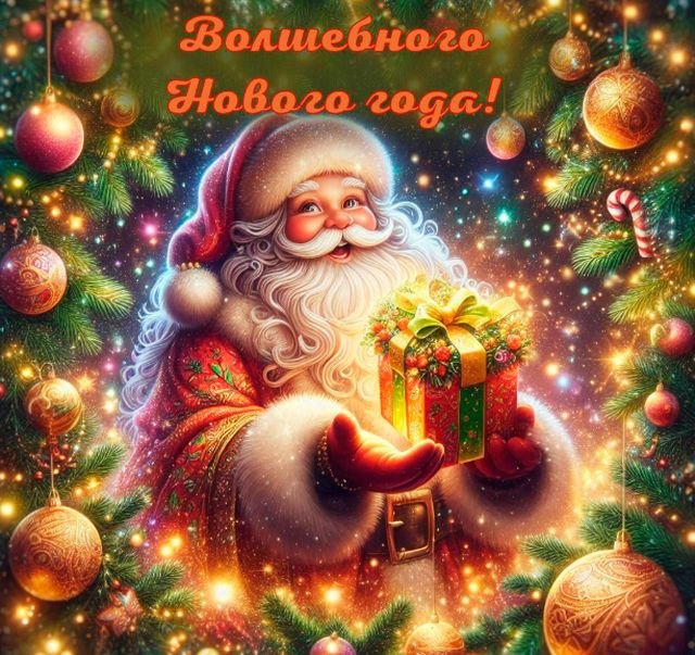 Красивые открытки и поздравления на Новый год 2026 (25 фото)