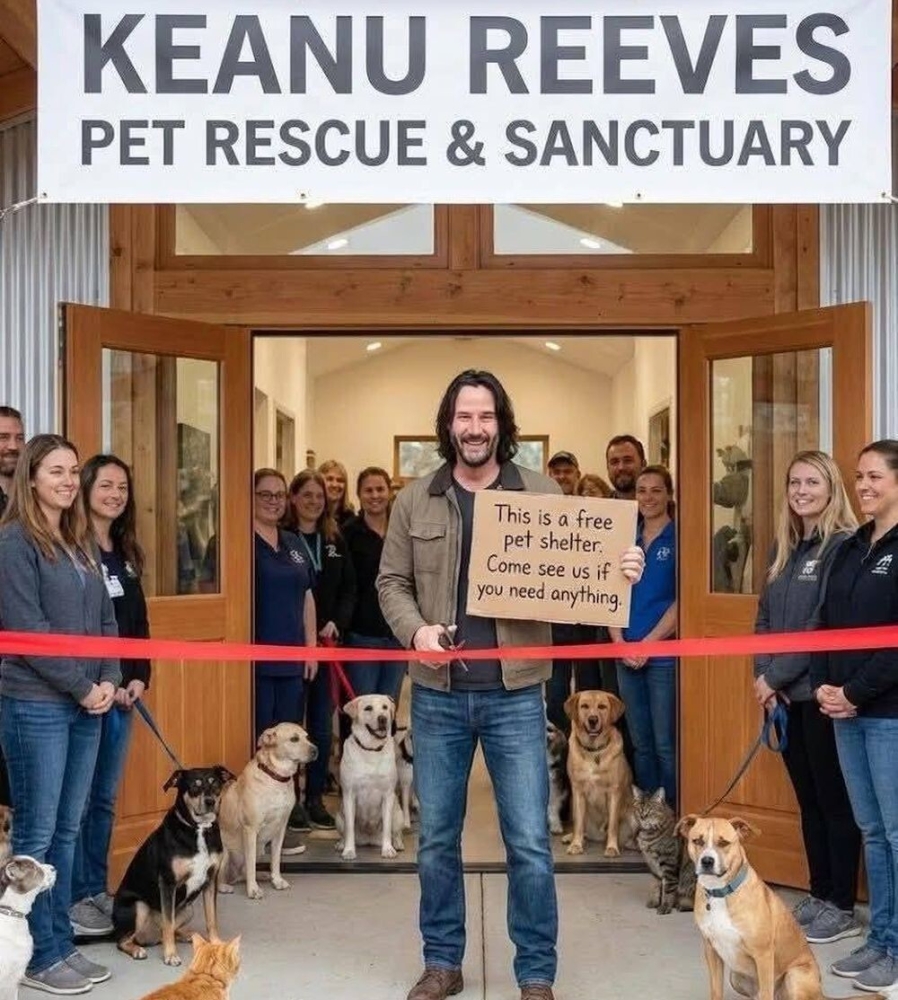 Киану Ривз открыл крупнейший в мире бесплатный приют для кошек и собак
Киану Ривз открыл крупнейший в мире бесплатный приют для кошек и собак