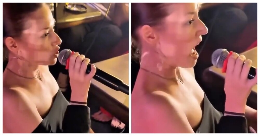 
        Девушка в&nbsp;караоке зачитала рэп    