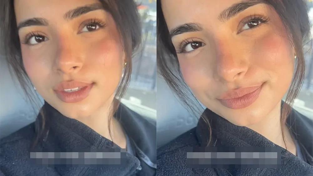 
        Девушка показала свою особенность    