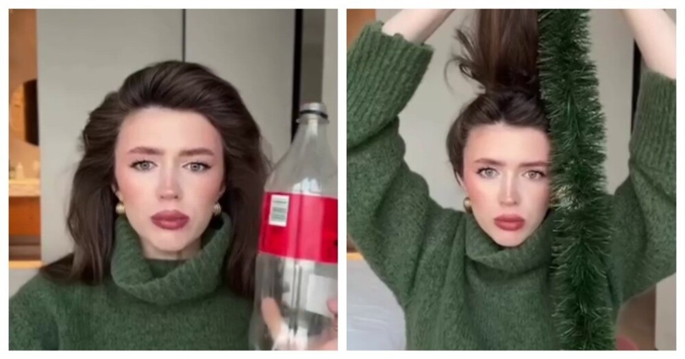 
        Идея для&nbsp;новогодней причёски    