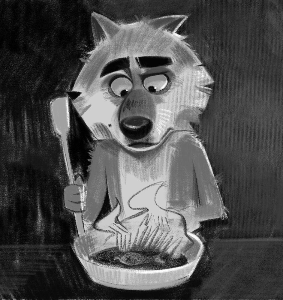 
        Короткометражка о&nbsp;волке, который устал быть злодеем    