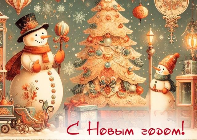 Красивые открытки и поздравления на Новый год 2026 (25 фото)
