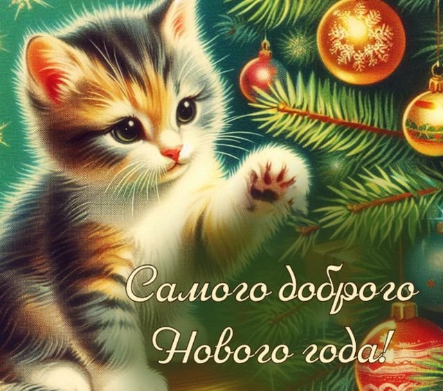 Красивые открытки и поздравления на Новый год 2026 (25 фото)