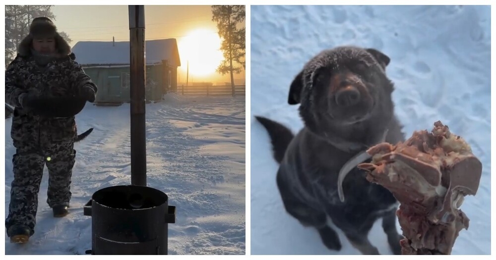 
        Мужчина приготовил суп&nbsp;при&nbsp;&minus;50&deg;: экстремальная кулинария    