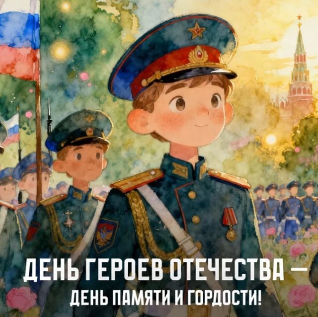 Открытки и поздравления на День Героев Отечества и России (30 фото)