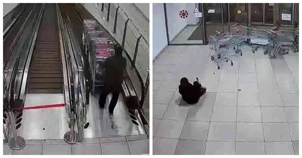 
        В&nbsp;Челябинске тележки сорвались с&nbsp;эскалатора и&nbsp;сбили посетительницу супермаркета    