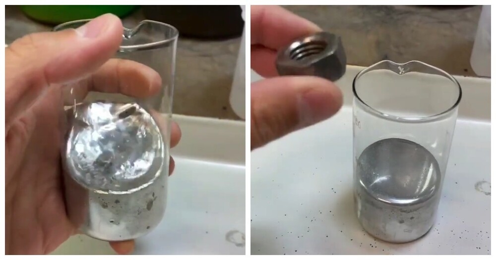 Эксперимент с ртутью и ураном: как разные металлы ведут себя в жидкости
Эксперимент с ртутью и ураном: как разные металлы ведут себя в жидкости