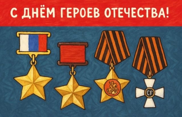 Открытки и поздравления на День Героев Отечества и России (30 фото)