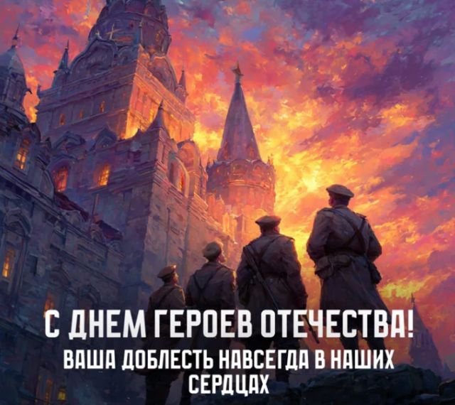 Открытки и поздравления на День Героев Отечества и России (30 фото)