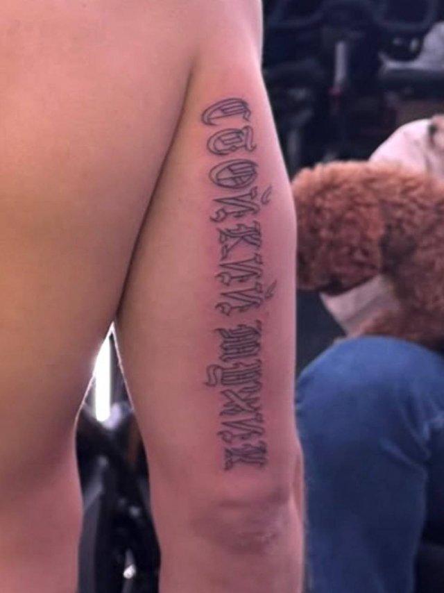 Португалец Рубен Диас, играющий за Манчестер Сити, набил на руке татуировку на русском языке