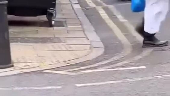 
        Женщина в&nbsp;шоке от&nbsp;увиденного на&nbsp;улицах Лондона    