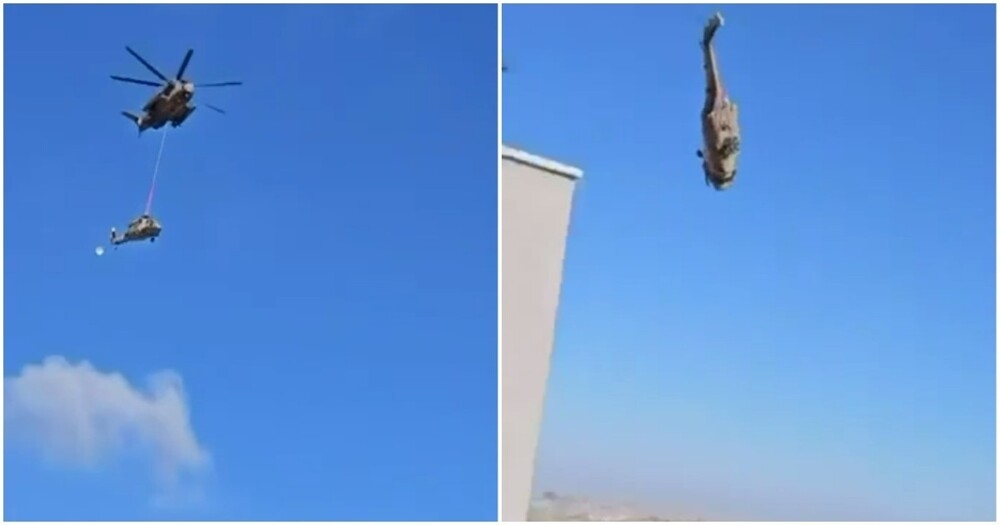 
        Вертолёт ВВС&nbsp;Израиля разбился при&nbsp;попытке эвакуации    